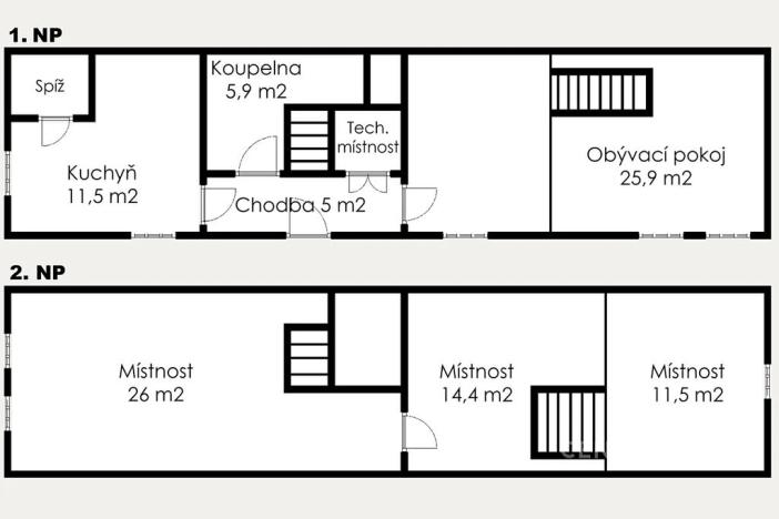 Prodej chalupy, Vitice, 120 m2