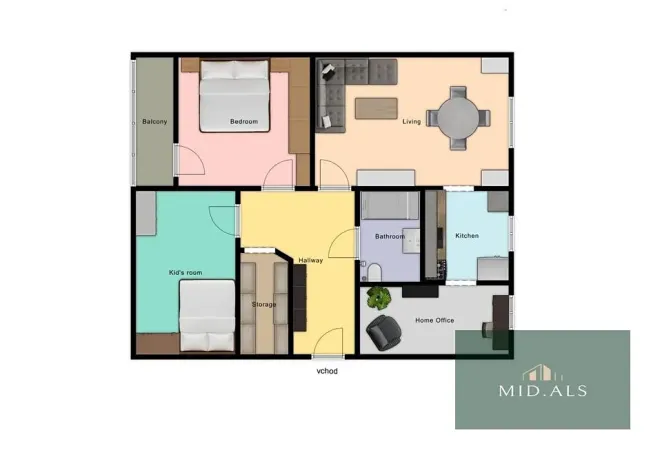 Prodej bytu 4+1, Stráž, 83 m2