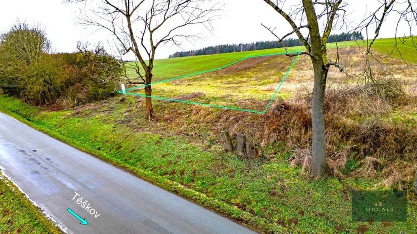 Prodej pozemku pro bydlení, Těškov, 1300 m2