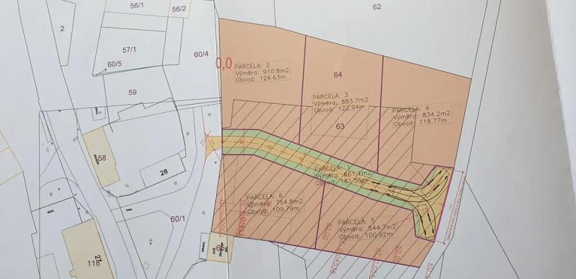 Prodej pozemku pro bydlení, Praskačka, 4547 m2