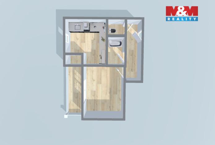 Prodej bytu 1+1, Kutná Hora - Šipší, Na Studních, 31 m2