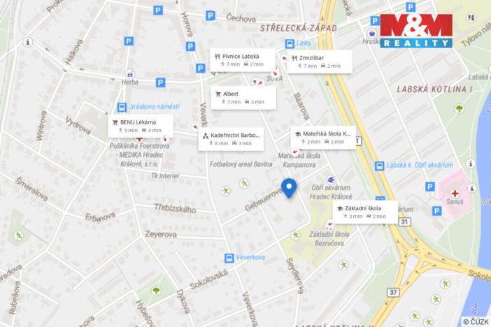 Prodej bytu 3+kk, Hradec Králové - Pražské Předměstí, Gebauerova, 53 m2