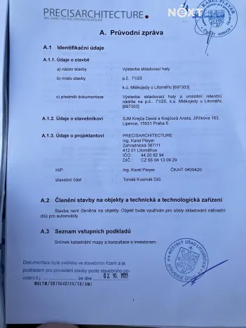 Prodej komerčního pozemku, Mlékojedy, 1000 m2