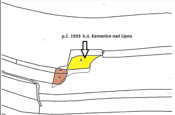 Prodej lesa, Kamenice nad Lipou, 5521 m2