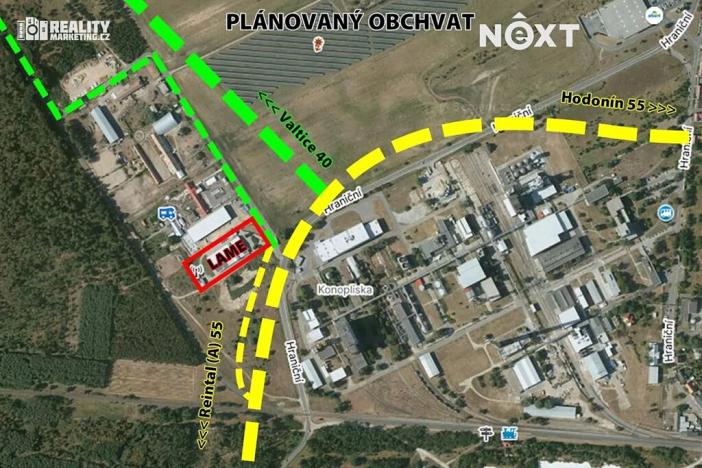 Prodej výrobních prostor, Břeclav, Hraniční, 1917 m2