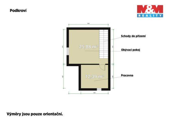 Prodej rodinného domu, Hrádek, Chylická, 85 m2