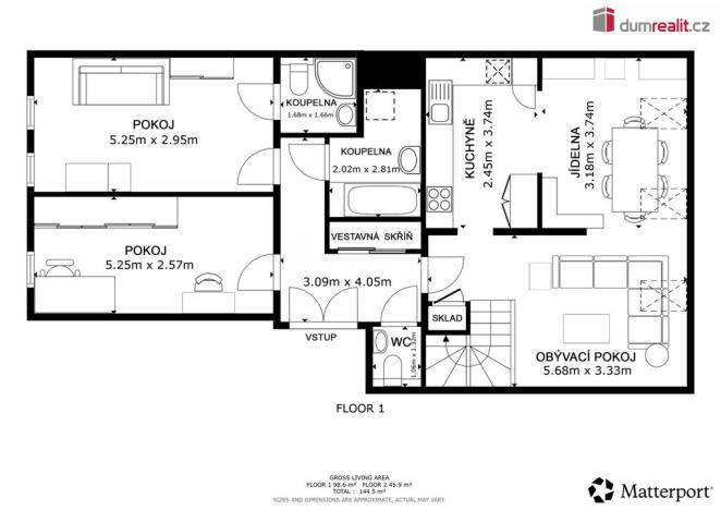 Prodej bytu 5+kk, Praha - Vinohrady, Americká, 144 m2