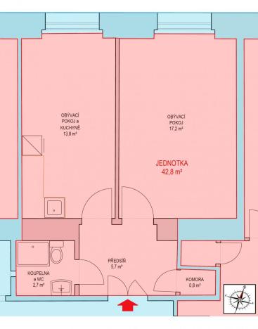 Prodej bytu 2+kk, Praha - Žižkov, Žerotínova, 40 m2