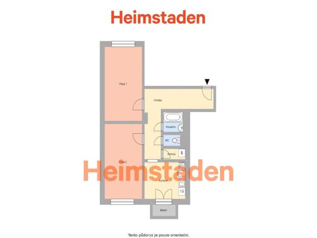 Pronájem bytu 2+1, Ostrava - Moravská Ostrava, Gregorova, 68 m2