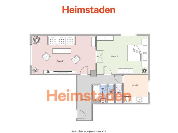 Pronájem bytu 2+1, Karviná - Nové Město, Dvořákova, 66 m2