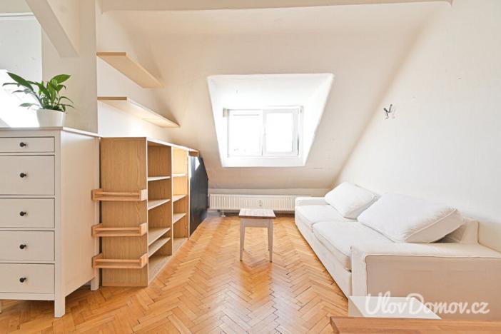 Pronájem bytu 1+kk, Praha - Vinohrady, V Horní Stromce, 42 m2