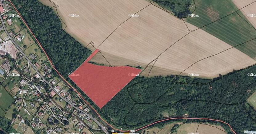 Prodej lesa, Prosečné, 33835 m2