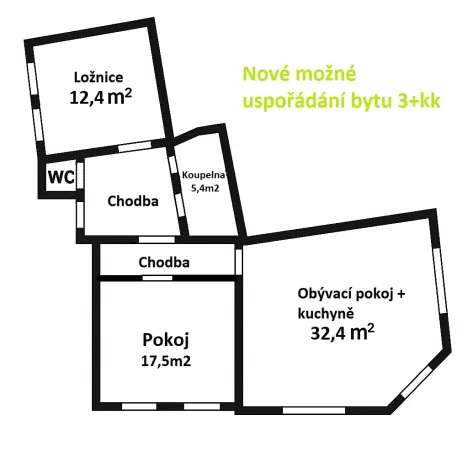 Prodej bytu 2+1, Boskovice, Havlíčkova, 82 m2
