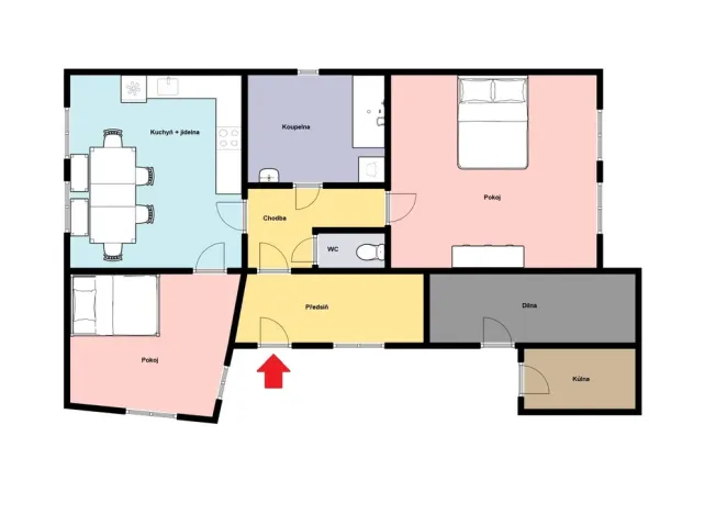 Prodej rodinného domu, Strmilov - Malý Jeníkov, 80 m2