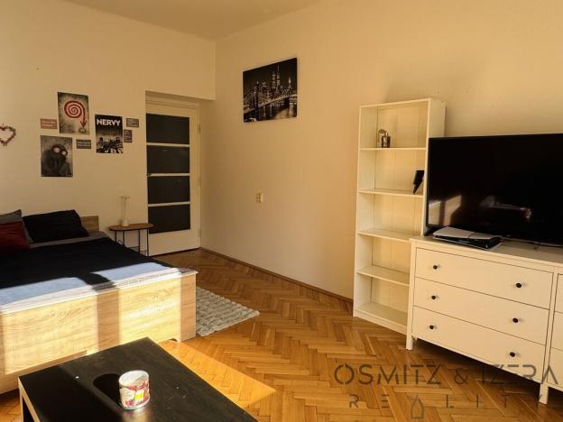 Pronájem bytu 1+1, Praha - Smíchov, Franty Kocourka, 55 m2