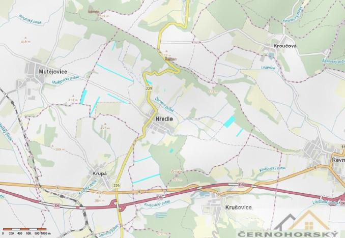 Prodej pole, Hředle, 126054 m2