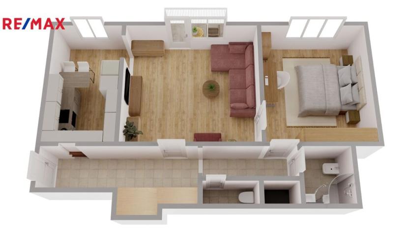 Prodej bytu 2+1, Hradec Králové - Pražské Předměstí, Puškinova, 62 m2