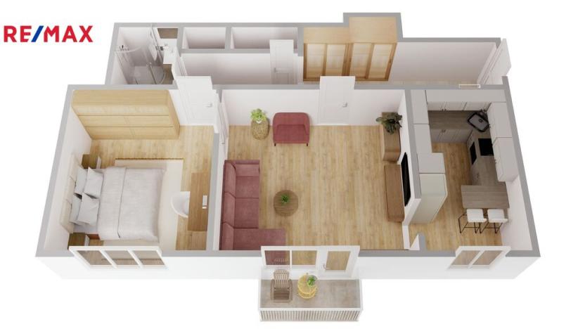 Prodej bytu 2+1, Hradec Králové - Pražské Předměstí, Puškinova, 62 m2