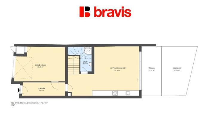 Prodej rodinného domu, Brno - Komín, Hlavní, 193 m2