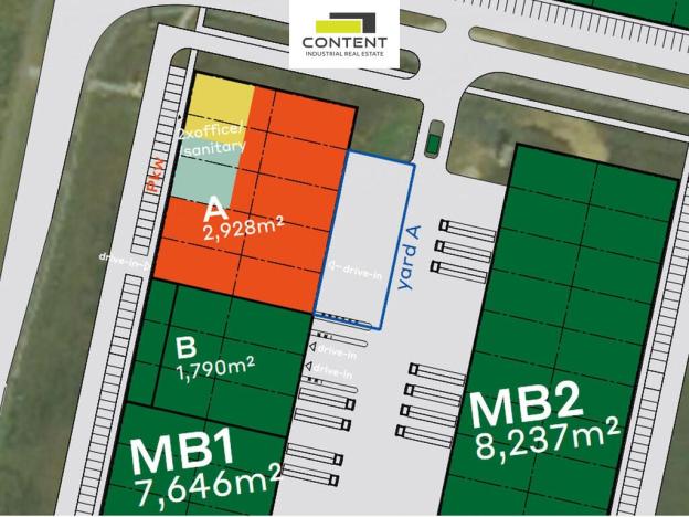 Pronájem výrobních prostor, Mladá Boleslav - Bezděčín, 2249 m2