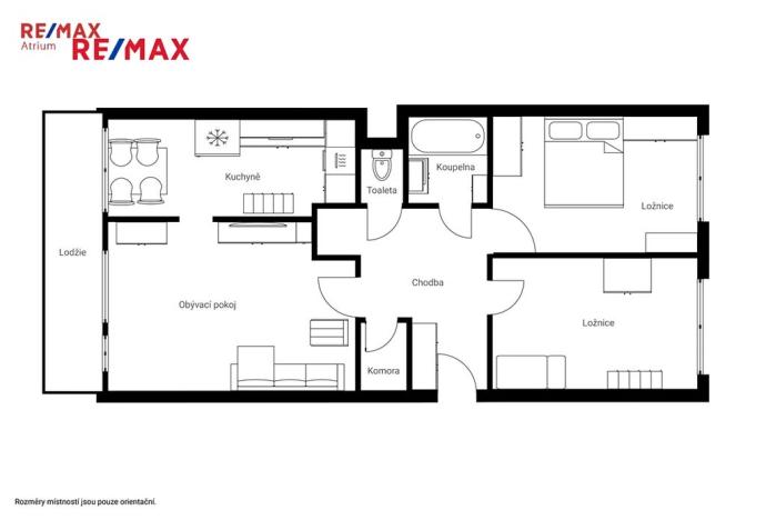 Prodej bytu 3+1, Praha - Michle, Ohradní, 70 m2