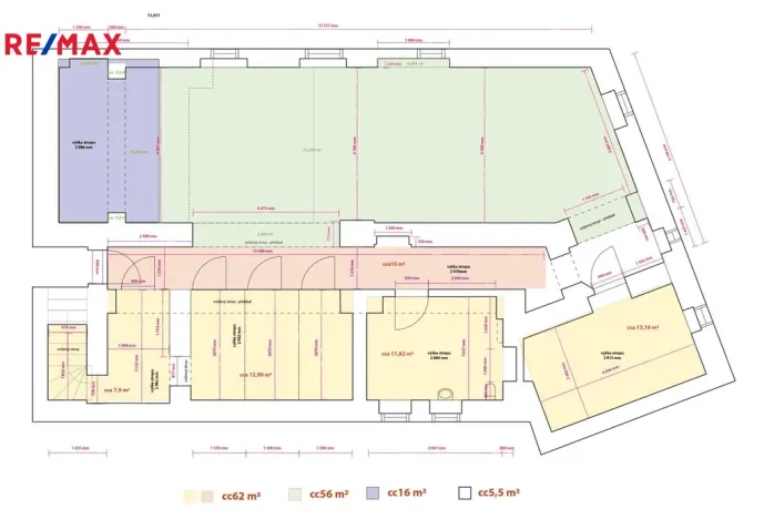 Pronájem skladu, Karlovy Vary, Moravská, 75 m2