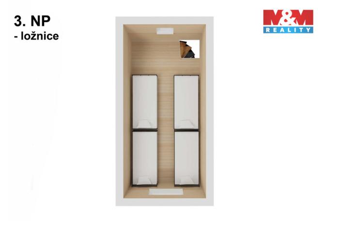 Prodej chaty, Nová Bystřice - Blato, 59 m2