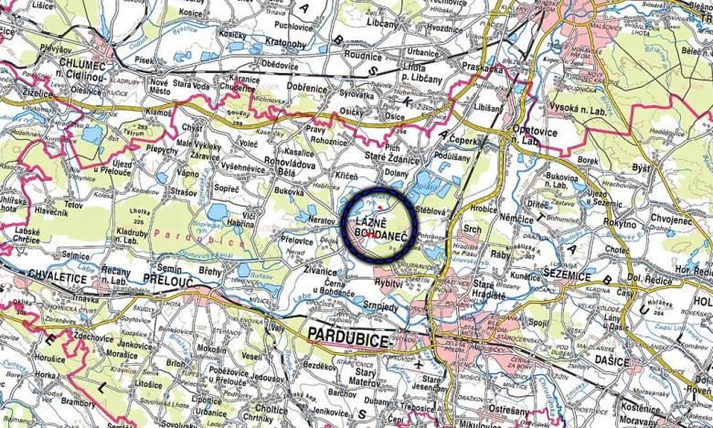 Prodej louky, Lázně Bohdaneč, 4849 m2