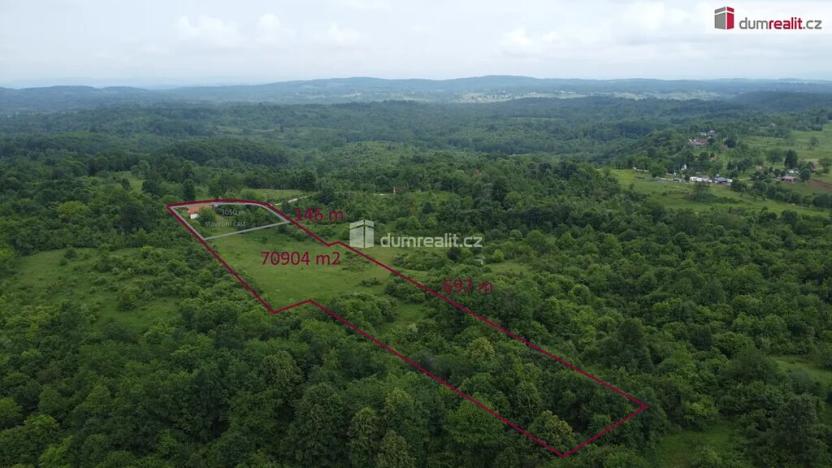 Prodej komerčního pozemku, Rakovica, Chorvatsko, 70904 m2