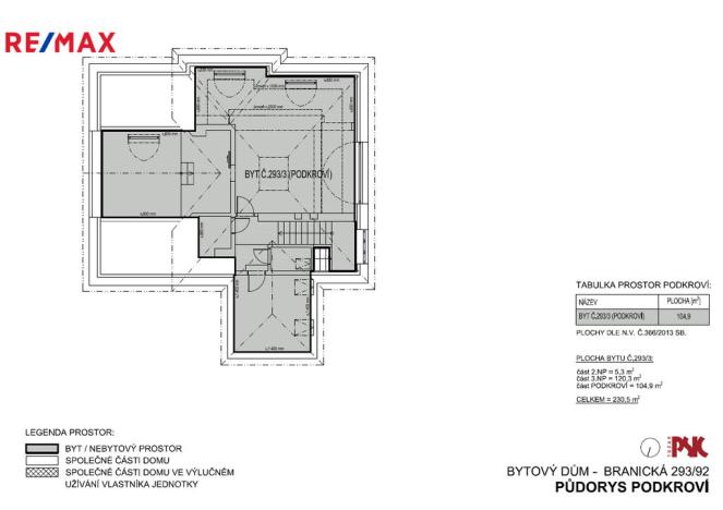 Pronájem bytu 3+kk, Praha - Braník, Branická, 110 m2