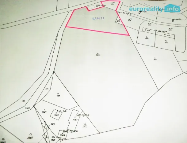 Prodej pozemku pro bydlení, Vojkov, 3024 m2