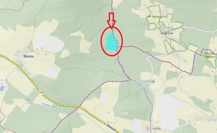 Prodej podílu pole, Nicov, 2230 m2