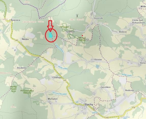 Prodej podílu pole, Nicov, 2230 m2