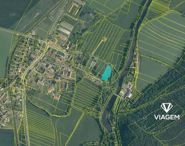 Prodej zahrady, Borovy, 2399 m2