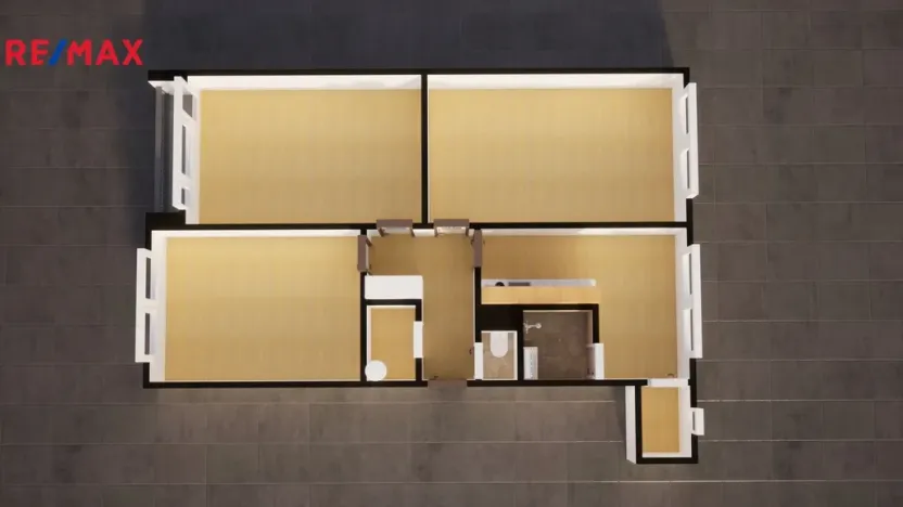 Prodej bytu 3+1, Česká Lípa, Větrná, 82 m2