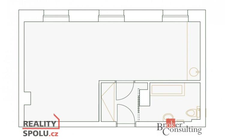 Pronájem bytu 1+kk, Světnov, 37 m2