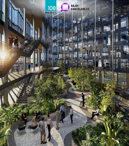 Pronájem kanceláře, Praha - Karlín, Karolinská, 2586 m2