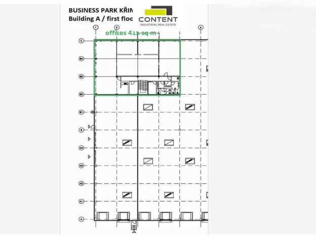 Pronájem výrobních prostor, Plzeň - Křimice, Chebská, 495 m2