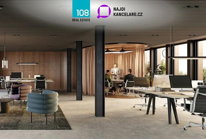 Pronájem kanceláře, Praha - Nové Město, Vodičkova, 1500 m2