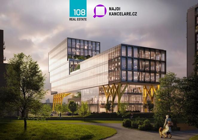 Pronájem kanceláře, Brno, Škrobárenská, 1233 m2