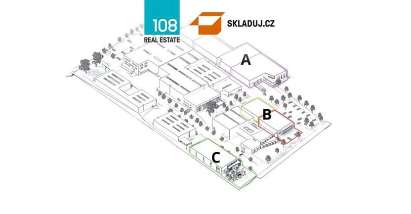 Pronájem skladu, Jinačovice, 1500 m2