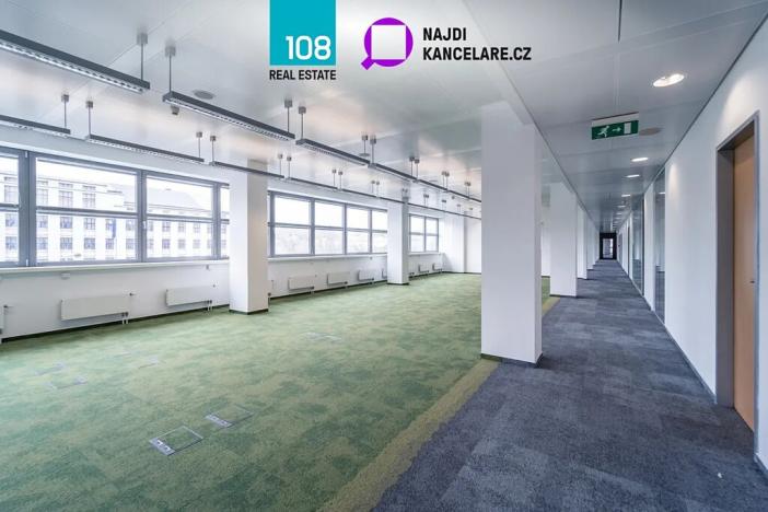 Pronájem kanceláře, Praha - Karlín, Ke Štvanici, 1300 m2