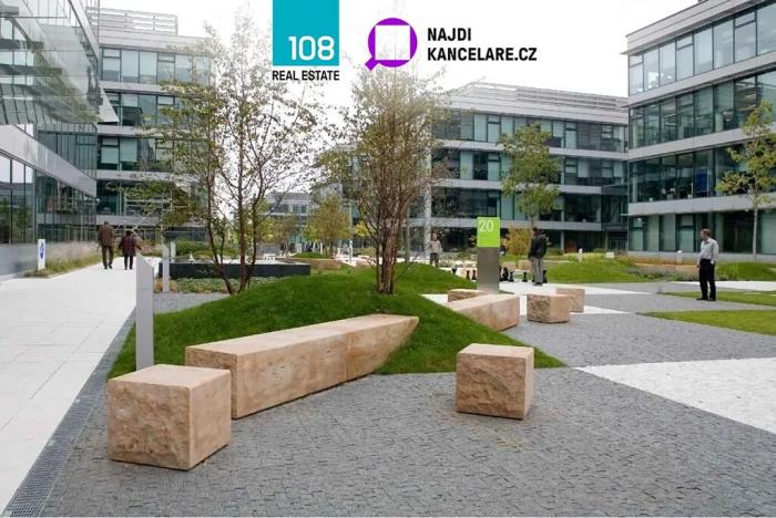 Pronájem kanceláře, Praha - Chodov, V parku, 1073 m2