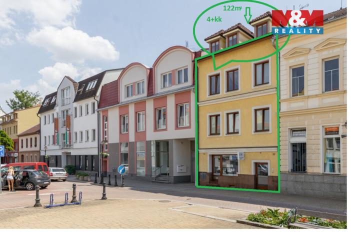 Pronájem bytu 4+kk, Strakonice - Strakonice I, Palackého náměstí, 122 m2