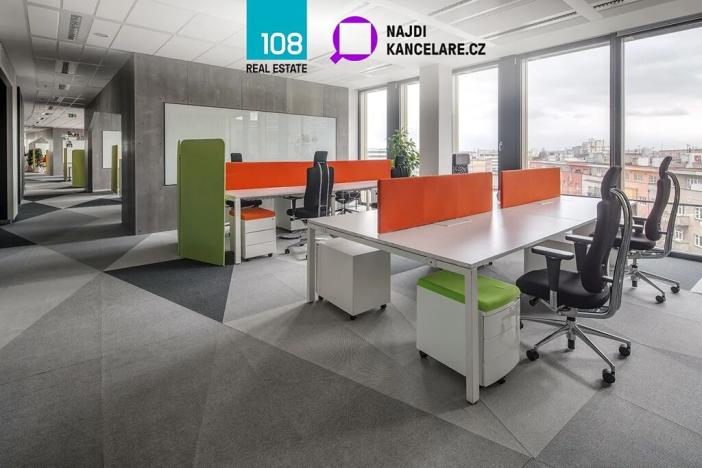 Pronájem kanceláře, Praha - Nusle, Pikrtova, 552 m2