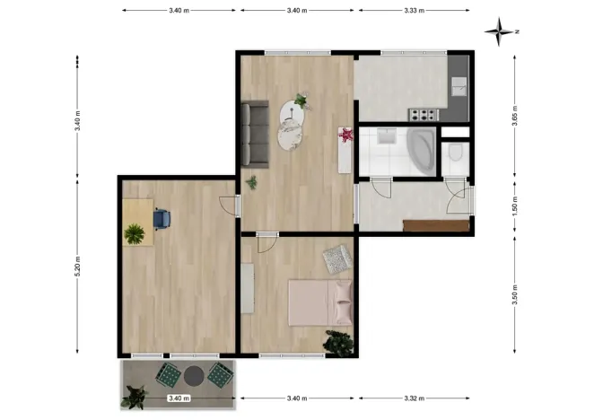 Prodej bytu 3+1, Jihlava, Vrchlického, 74 m2