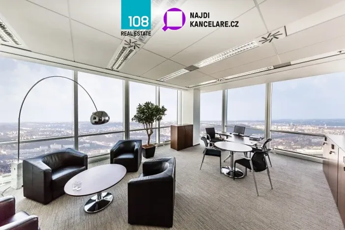 Pronájem kanceláře, Praha - Nusle, Hvězdova, 1400 m2