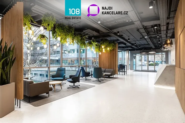 Pronájem kanceláře, Praha - Holešovice, Jankovcova, 477 m2