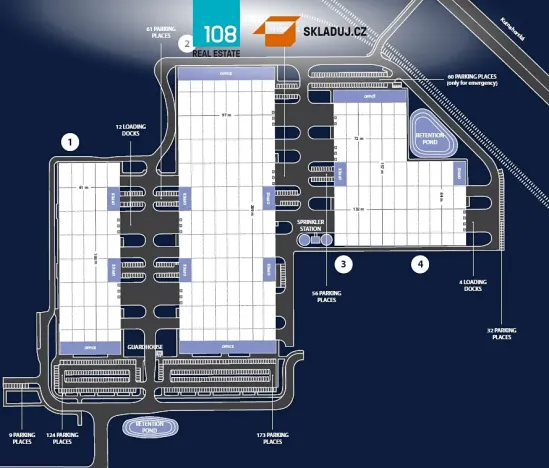 Pronájem skladu, Praha - Dolní Měcholupy, Průmyslová, 11521 m2