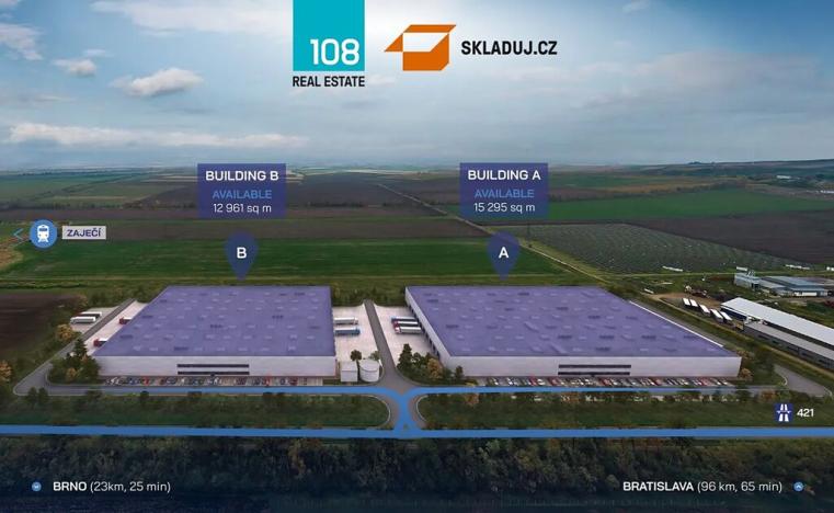 Pronájem skladu, Zaječí, 10000 m2